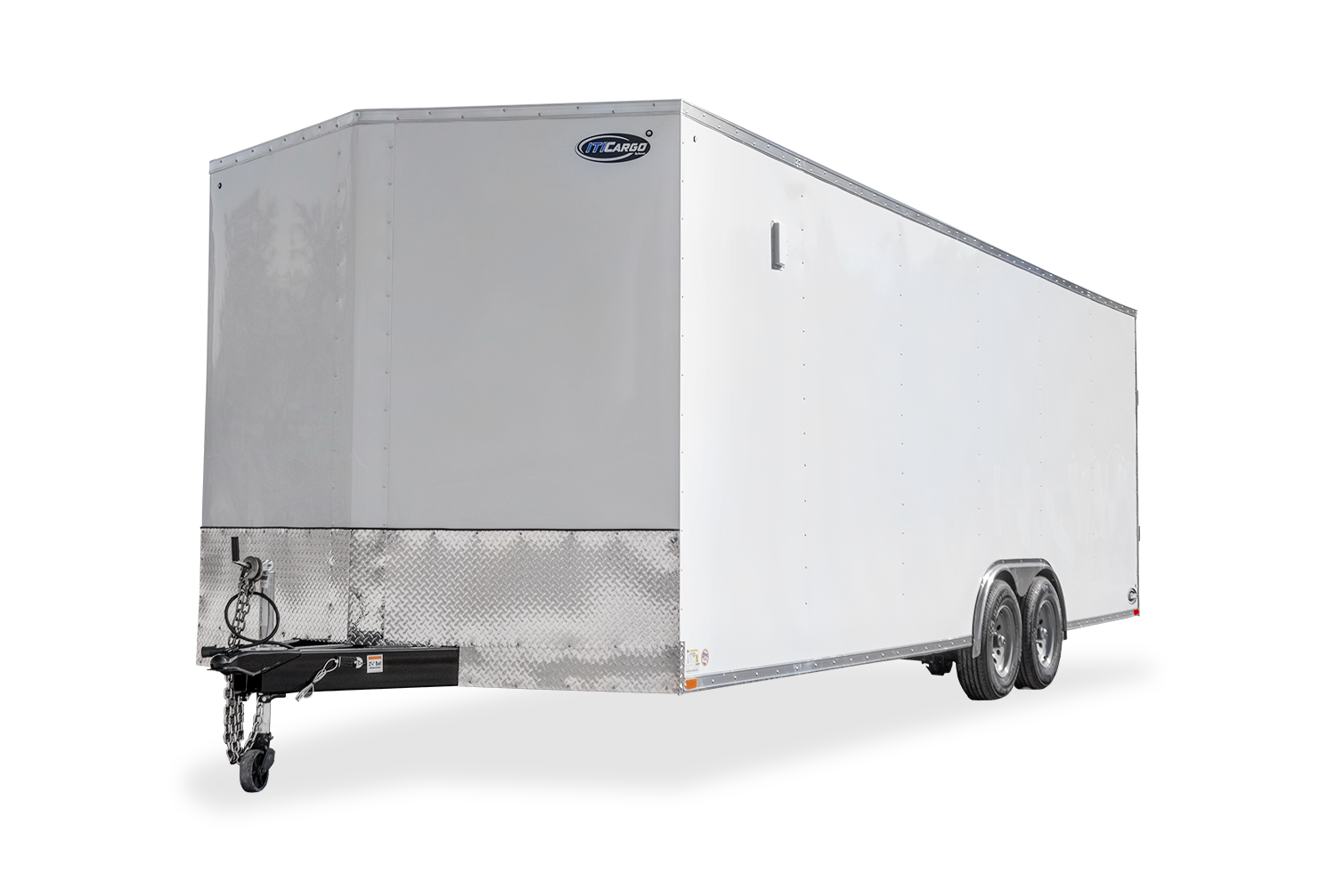 ITI Cargo Trailers | Enclosed Cargo Trailers | V-Nose Car Hauler | HL Flat Top V-Nose Car Hauler Front