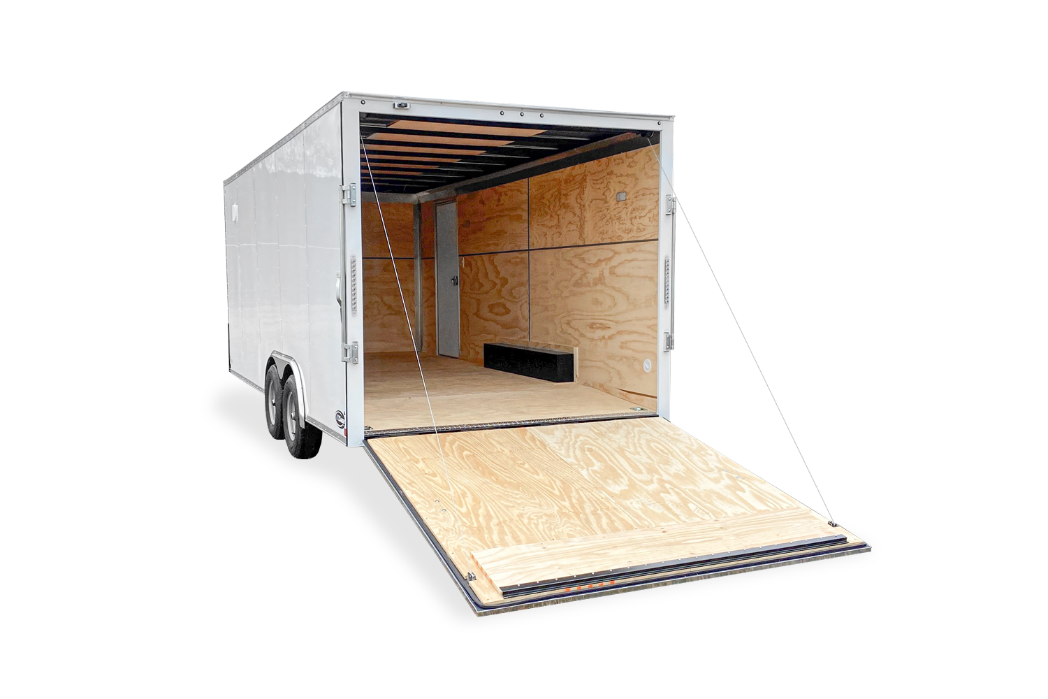 ITI Cargo SE Flat Front Enclosed Car Trailer Rear