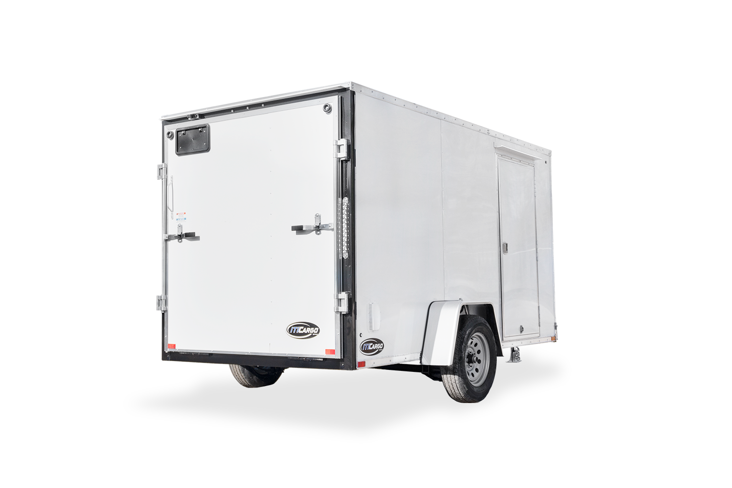 ITI Cargo SE V Nose Cargo Trailer Rear