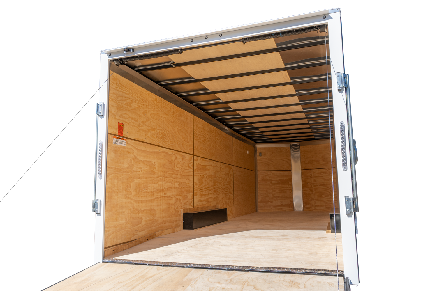 ITI Cargo SE V Nose Enclosed Car Trailer Rear Interior